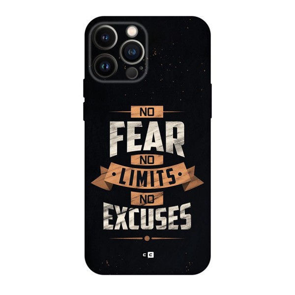 No Excuse Back Case for iPhone 13 Pro Max