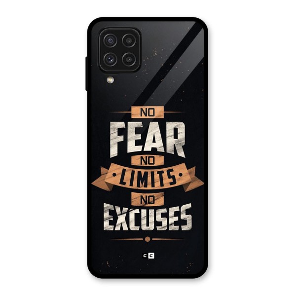 No Excuse Glass Back Case for Galaxy A22 4G