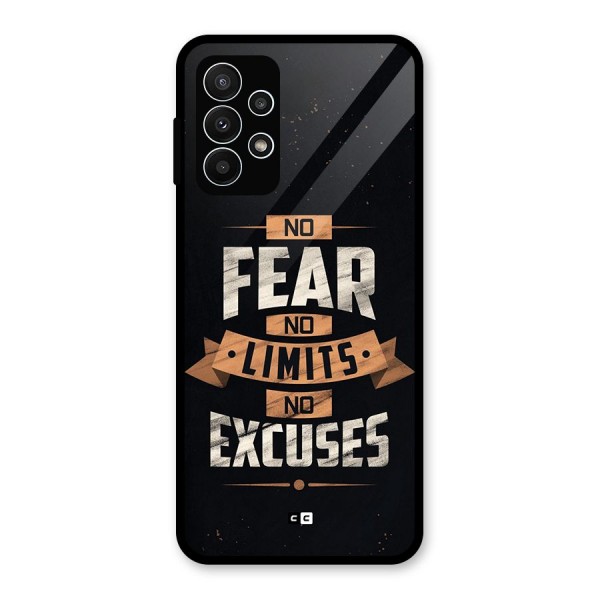 No Excuse Glass Back Case for Galaxy A23