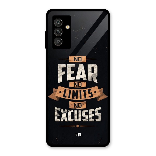 No Excuse Glass Back Case for Galaxy M13