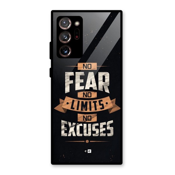 No Excuse Glass Back Case for Galaxy Note 20 Ultra