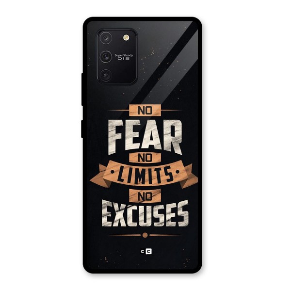 No Excuse Glass Back Case for Galaxy S10 Lite