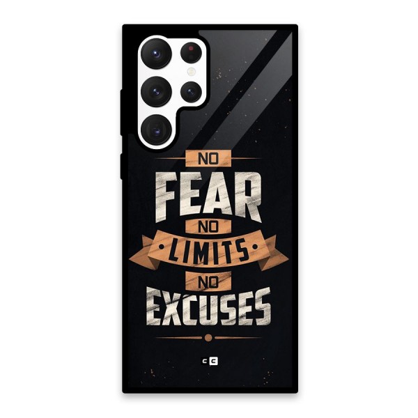 No Excuse Glass Back Case for Galaxy S22 Ultra 5G