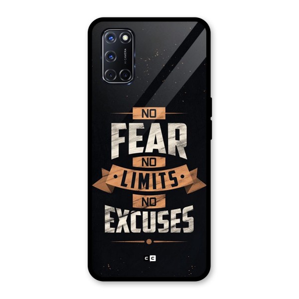 No Excuse Glass Back Case for Oppo A52