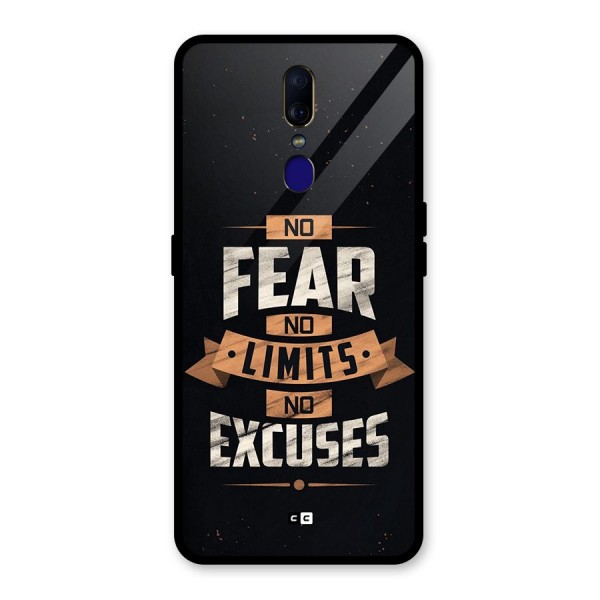 No Excuse Glass Back Case for Oppo F11