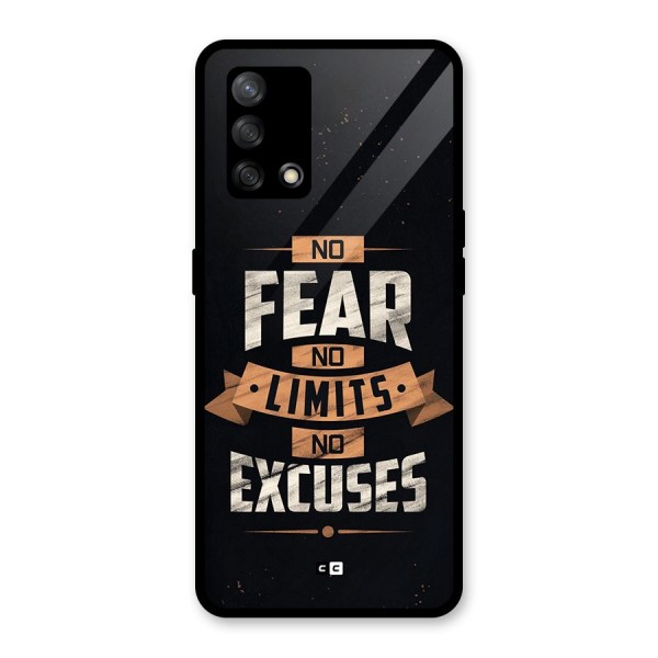 No Excuse Glass Back Case for Oppo F19