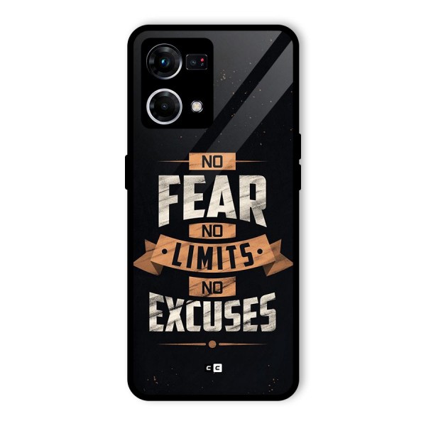 No Excuse Glass Back Case for Oppo F21 Pro 5G