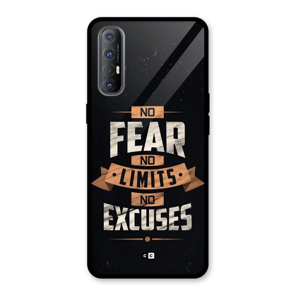 No Excuse Glass Back Case for Oppo Reno3 Pro