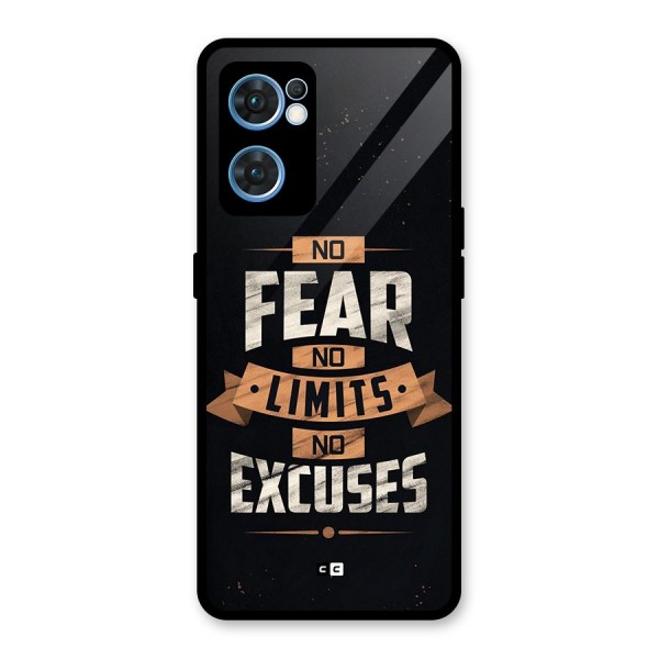 No Excuse Glass Back Case for Oppo Reno7 5G