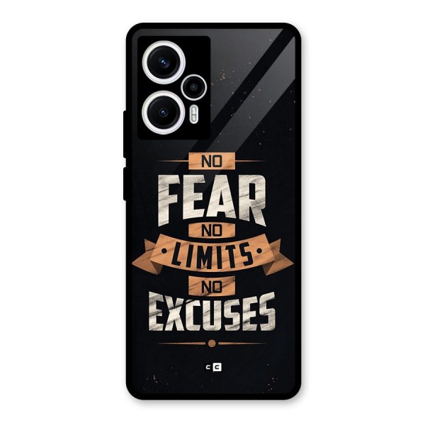 No Excuse Glass Back Case for Poco F5