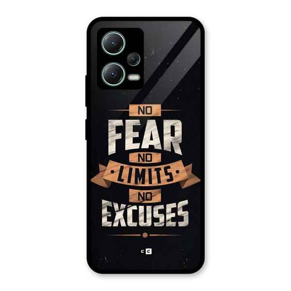 No Excuse Glass Back Case for Poco X5