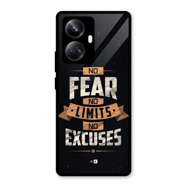 No Excuse Glass Back Case for Realme 10 Pro Plus