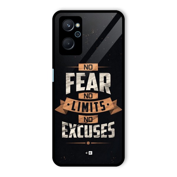 No Excuse Glass Back Case for Realme 9i