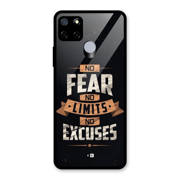 No Excuse Glass Back Case for Realme C15