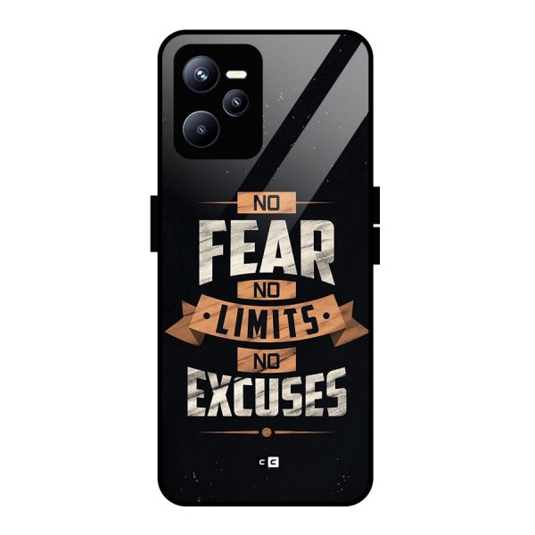 No Excuse Glass Back Case for Realme C35