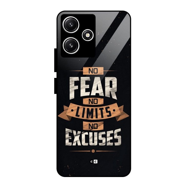 No Excuse Glass Back Case for Redmi 12 5G