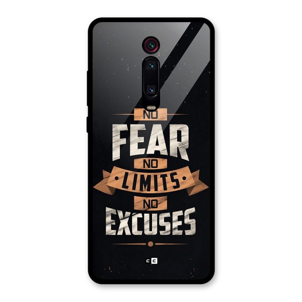 No Excuse Glass Back Case for Redmi K20 Pro