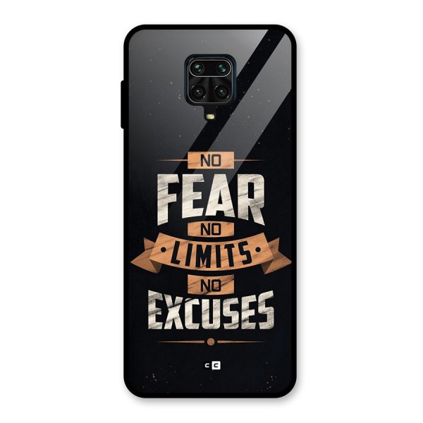 No Excuse Glass Back Case for Redmi Note 10 Lite