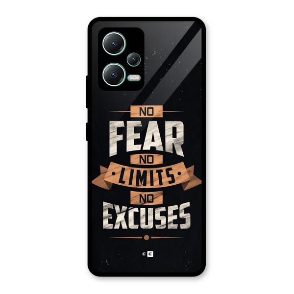 No Excuse Glass Back Case for Redmi Note 12 5G