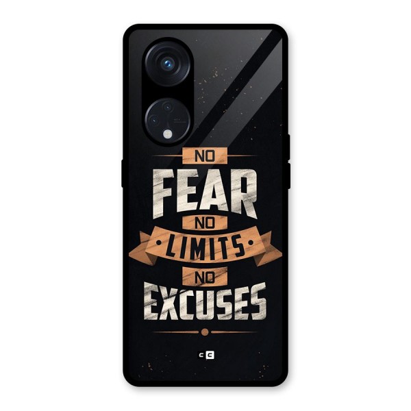 No Excuse Glass Back Case for Reno8 T 5G