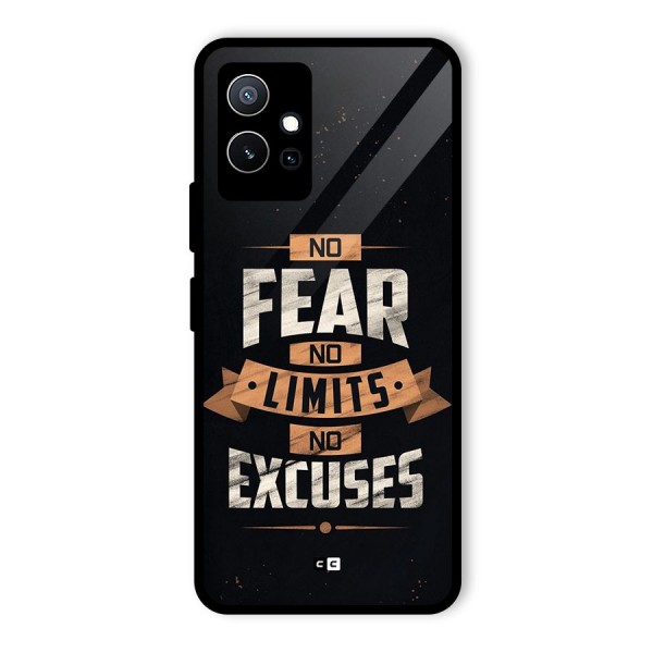 No Excuse Glass Back Case for Vivo T1 5G