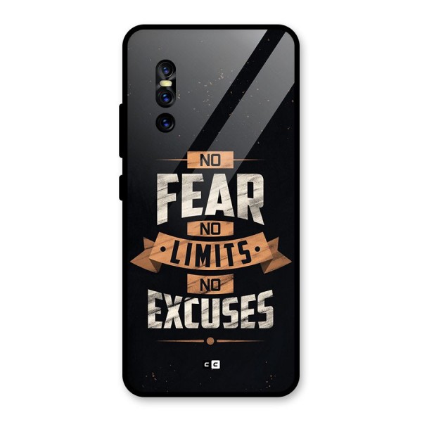 No Excuse Glass Back Case for Vivo V15 Pro