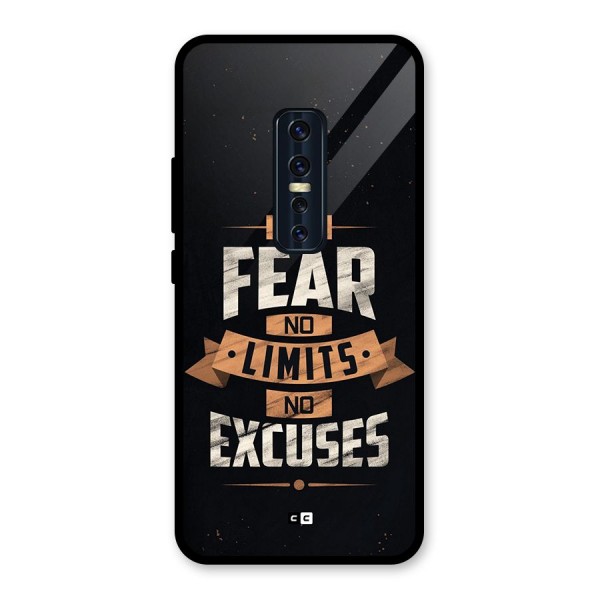 No Excuse Glass Back Case for Vivo V17 Pro