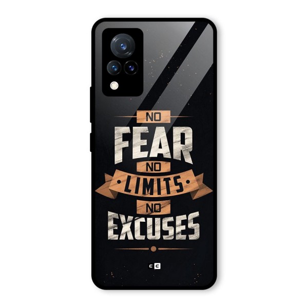 No Excuse Glass Back Case for Vivo V21 5G