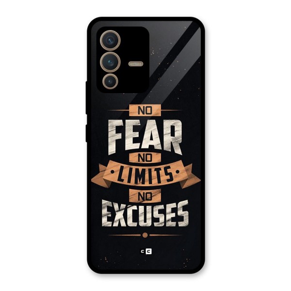 No Excuse Glass Back Case for Vivo V23 5G