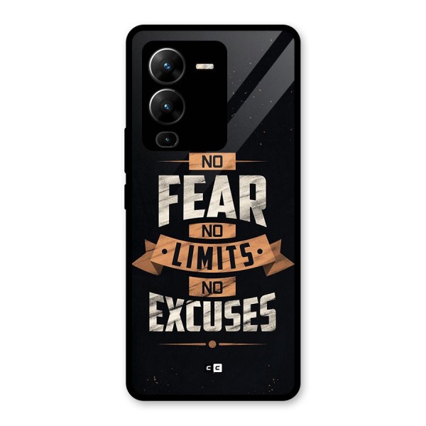 No Excuse Glass Back Case for Vivo V25 Pro