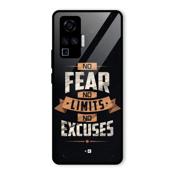 No Excuse Glass Back Case for Vivo X50 Pro