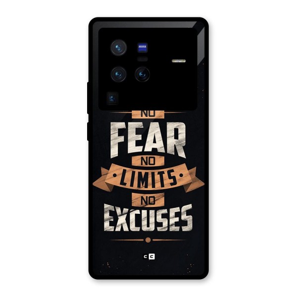 No Excuse Glass Back Case for Vivo X80 Pro