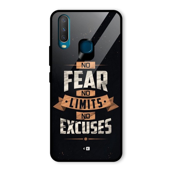 No Excuse Glass Back Case for Vivo Y15