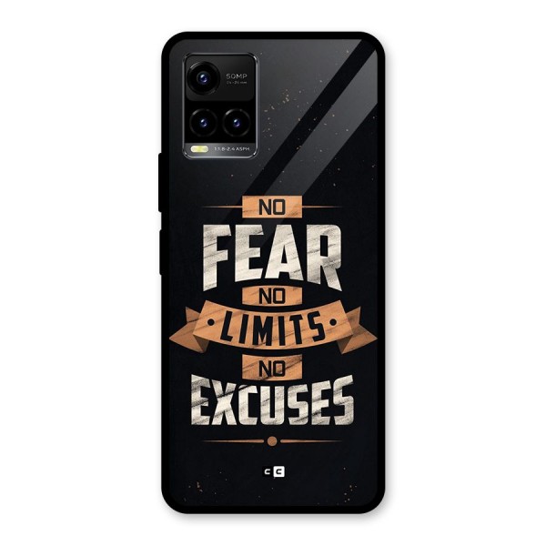 No Excuse Glass Back Case for Vivo Y21T