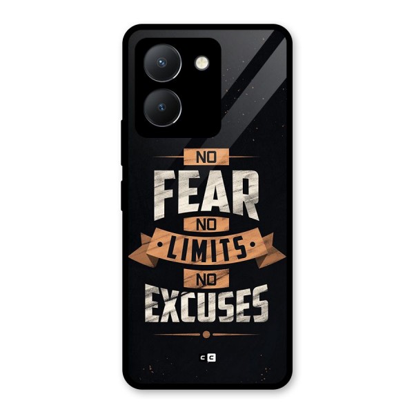 No Excuse Glass Back Case for Vivo Y36