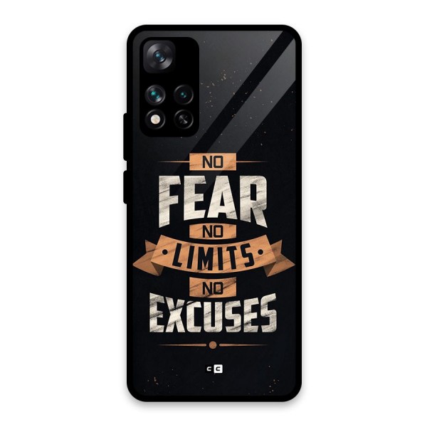 No Excuse Glass Back Case for Xiaomi 11i 5G