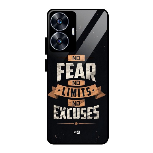 No Excuse Glass Back Case for realme C55