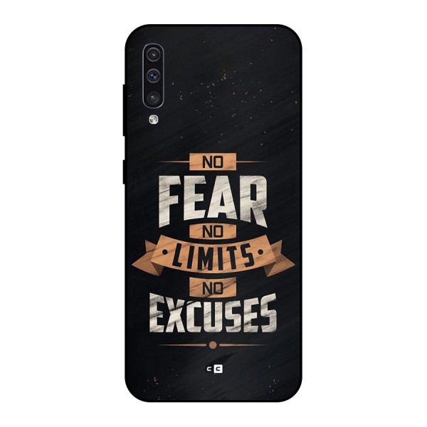 No Excuse Metal Back Case for Galaxy A50