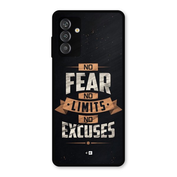 No Excuse Metal Back Case for Galaxy F13