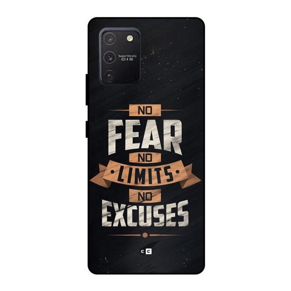 No Excuse Metal Back Case for Galaxy S10 Lite