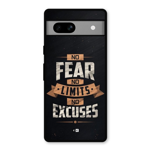 No Excuse Metal Back Case for Google Pixel 7a