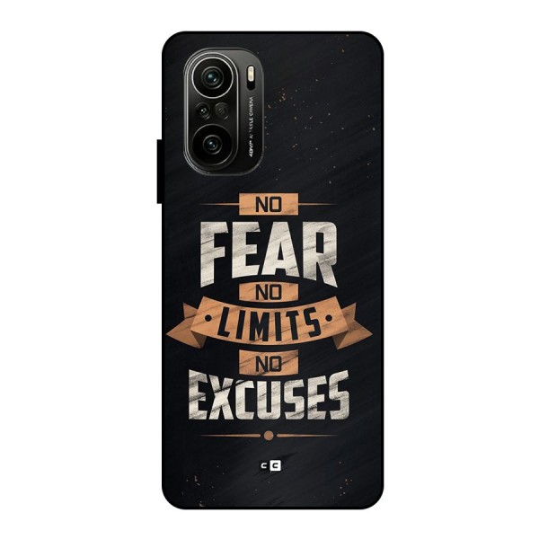 No Excuse Metal Back Case for Mi 11X Pro