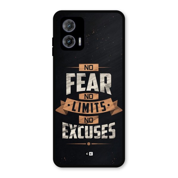 No Excuse Metal Back Case for Moto G73