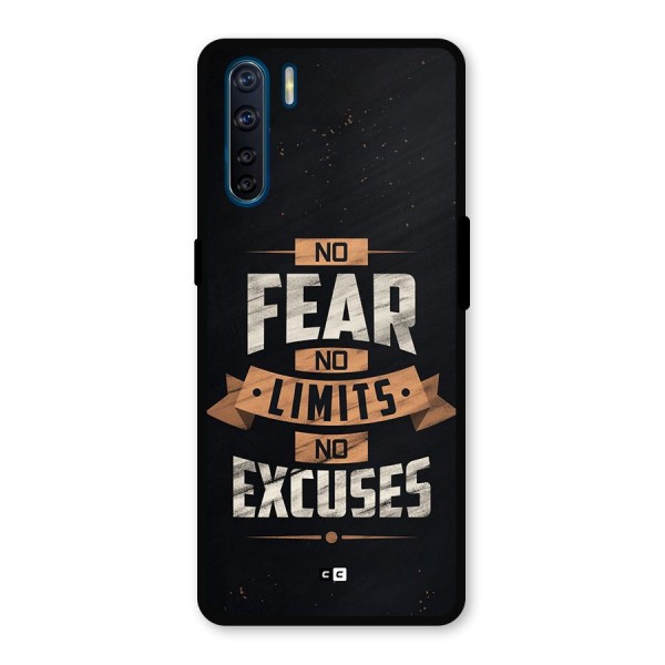 No Excuse Metal Back Case for Oppo F15