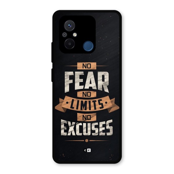 No Excuse Metal Back Case for Poco C55