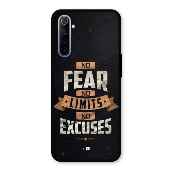 No Excuse Metal Back Case for Realme 6