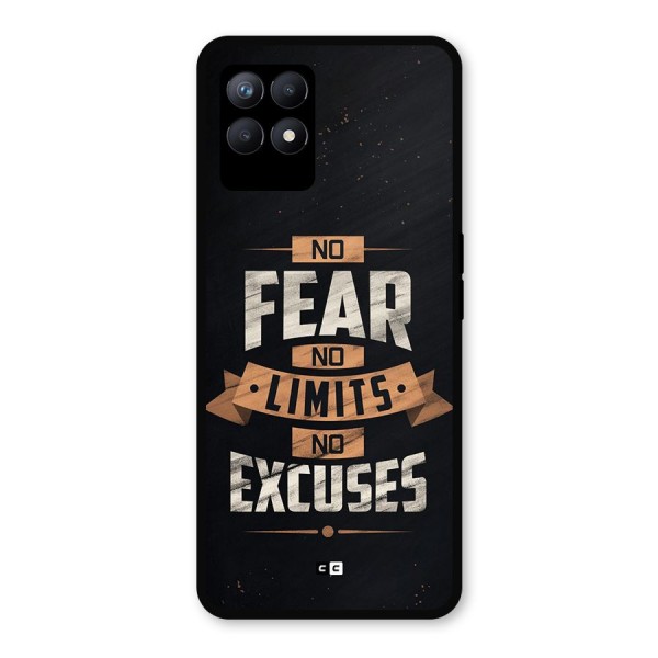 No Excuse Metal Back Case for Realme 8i