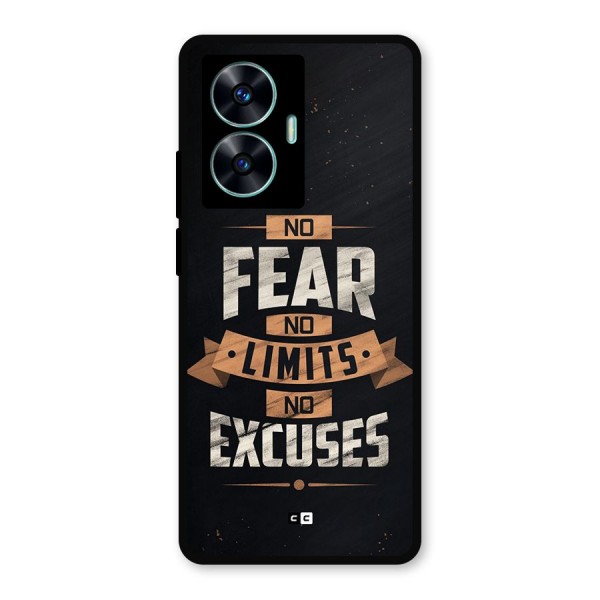 No Excuse Metal Back Case for Realme C55