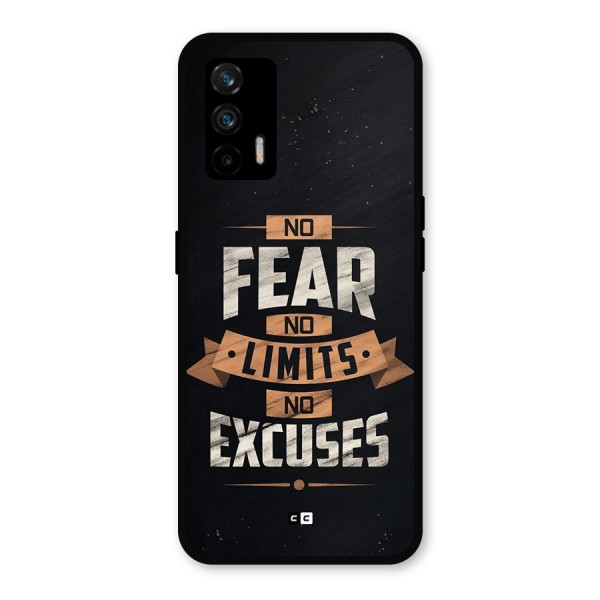 No Excuse Metal Back Case for Realme X7 Max