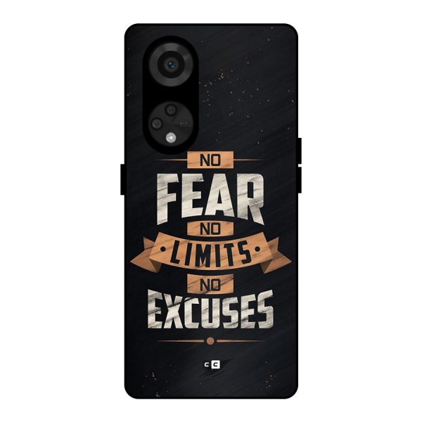No Excuse Metal Back Case for Reno8 T 5G